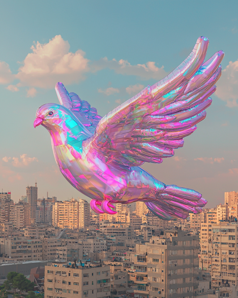 Soaring Above Conflict: My Peace Dove for Gaza, Israel, and Palestine—A Dream of Unity and Hope